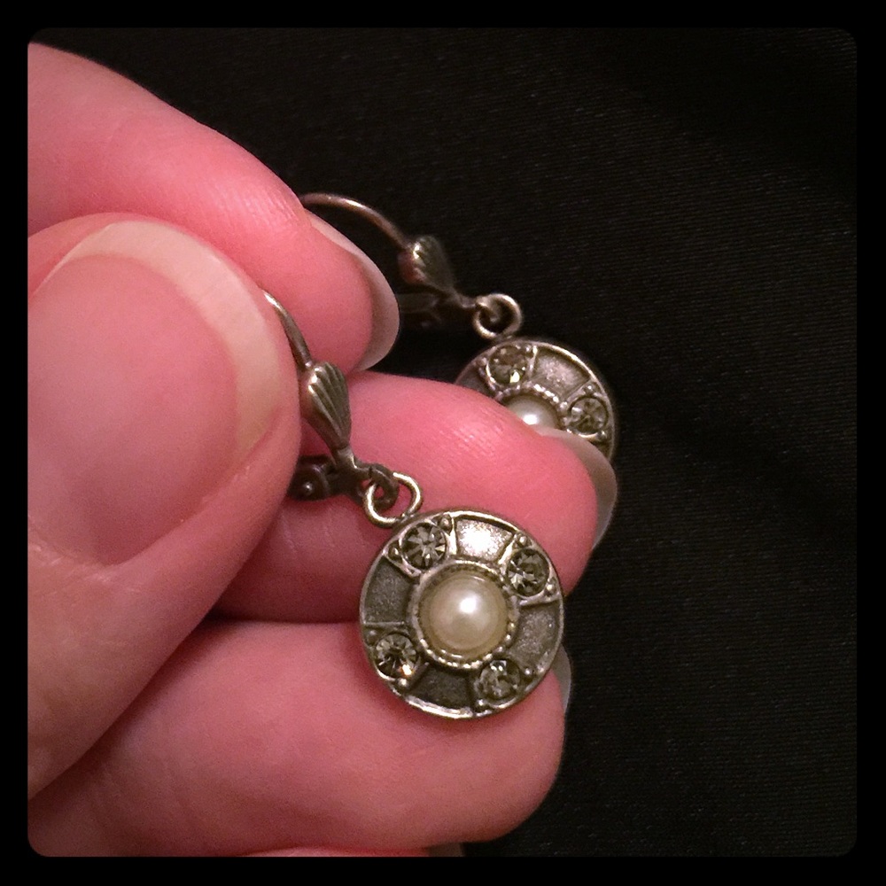 Pearl and Gemstone Earrings